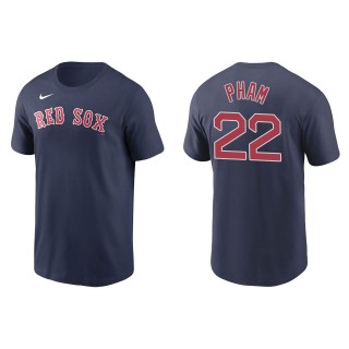 Men's Boston Red Sox Tommy Pham Navy Name & Number T-Shirt