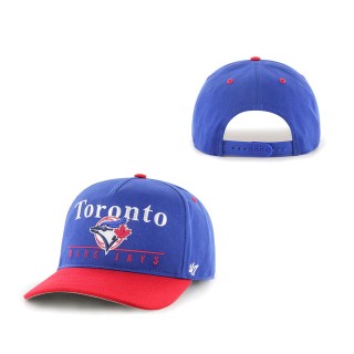Toronto Blue Jays Retro Super Hitch Snapback Hat Royal Red