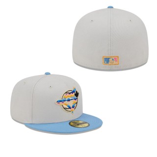 Toronto Blue Jays Natural Beach Front Fitted Hat