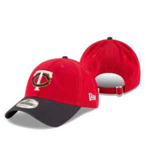 Minnesota Twins Red Navy 60th Anniversary Alternate 2 Replica Core Classic 9TWENTY Adjustable Hat