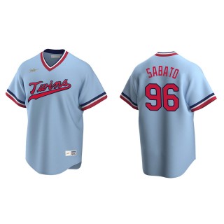 Aaron Sabato Twins Light Blue Cooperstown Collection Road Jersey