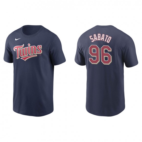 Aaron Sabato Twins Navy Name & Number T-Shirt
