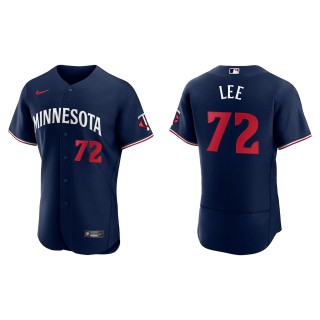 Brooks Lee Twins Navy Authentic Jersey