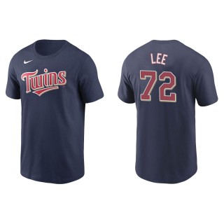 Brooks Lee Twins Navy Name & Number T-Shirt