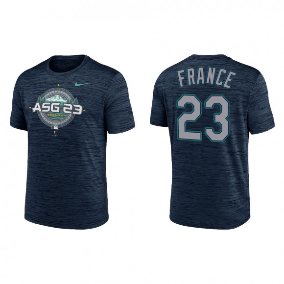 Ty France Navy 2023 MLB All-Star Game Compass Velocity T-Shirt
