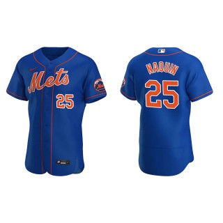 Men's New York Mets Tyler Naquin Royal Authentic Alternate Jersey