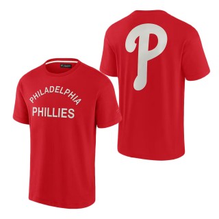 Unisex Philadelphia Phillies Red Super Soft T-Shirt
