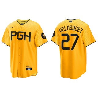 Vince Velasquez Pittsburgh Pirates Gold City Connect Replica Jersey
