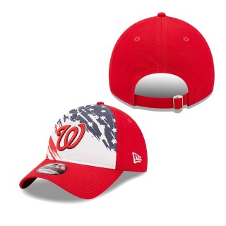 Men's Washington Nationals Red 2022 4th of July Independence Day 9TWENTY Adjustable Hat