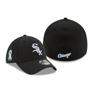 White Sox Black 2021 Father's Day 39THIRTY Flex Hat
