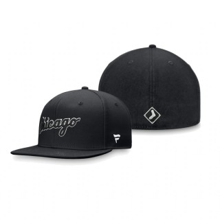 Chicago White Sox Black Core Fitted Team Hat