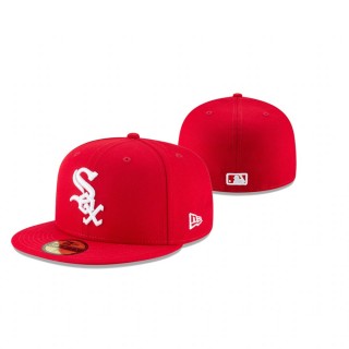 White Sox Red Fashion Color Basic 59FIFTY Fitted Hat
