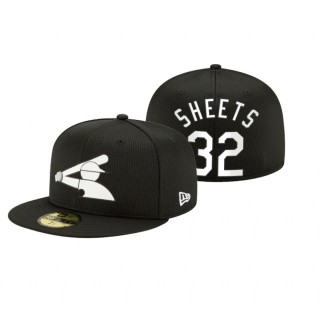 White Sox Gavin Sheets Black 2021 Clubhouse Hat