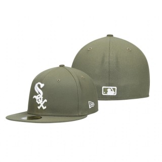 White Sox Olive Logo Hat