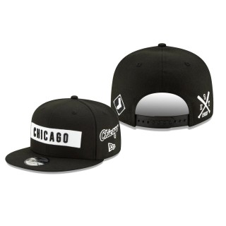 Chicago White Sox Black Multi 9FIFTY Adjustable Snapback Hat