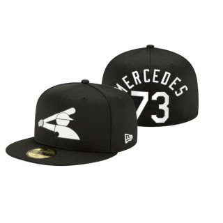 White Sox Yermin Mercedes Black 2021 Clubhouse Hat