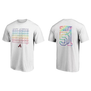 Will Smith Atlanta Braves White Logo City Pride T-Shirt