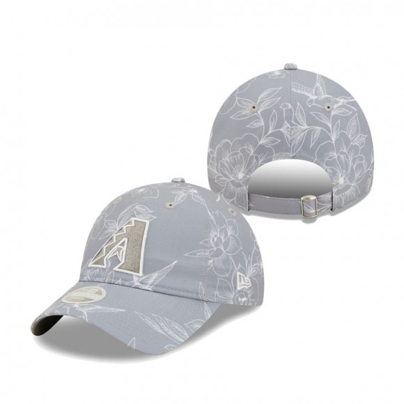 Women's Arizona Diamondbacks Gray Botanic 9TWENTY Adjustable Hat