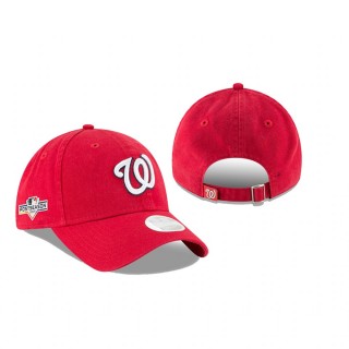 Women's Washington Nationals Red 2019 Postseason 9TWENTY Adjustable Hat