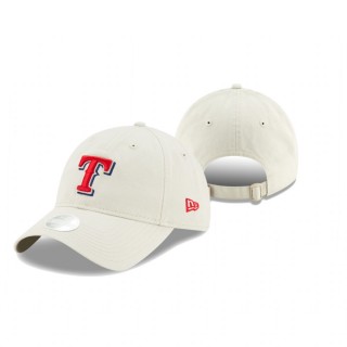 Women's Texas Rangers Khaki Stone Core Classic 9TWENTY Adjustable Hat