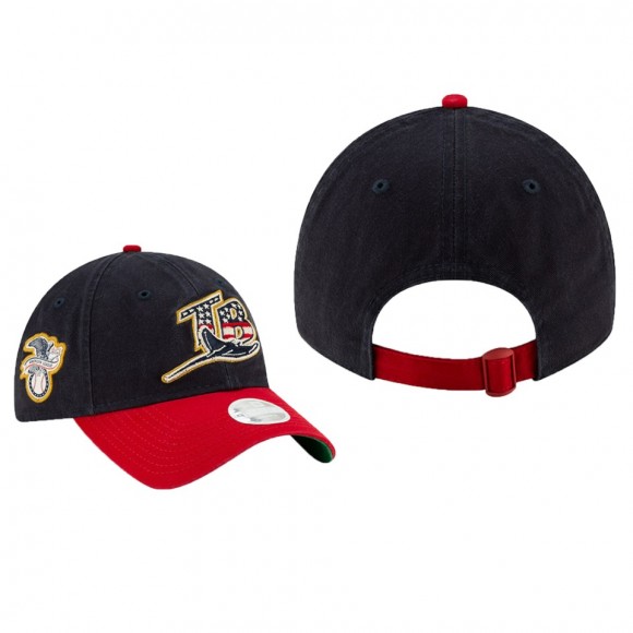 Women's Rays Navy 2019 Stars & Stripes 9TWENTY Adjustable Hat