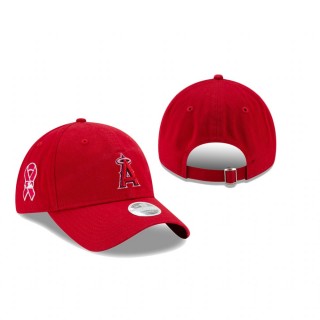Women's Los Angeles Angels Red 2021 Mother's Day 9TWENTY Adjustable Hat