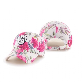 Women's Milwaukee Brewers White Peony Clean Up Hat