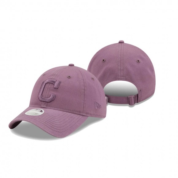 Women's Cleveland Indians Purple Dusk Core Classic 9TWENTY Hat