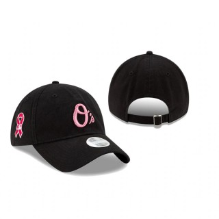 Women's Baltimore Orioles Black 2021 Mother's Day 9TWENTY Adjustable Hat