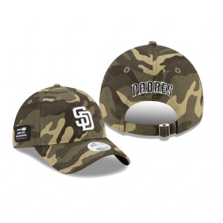 Women's San Diego Padres Camo 2021 Armed Forces Day 9TWENTY Hat