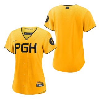 Women's Pittsburgh Pirates Gold City Connect Replica Jersey