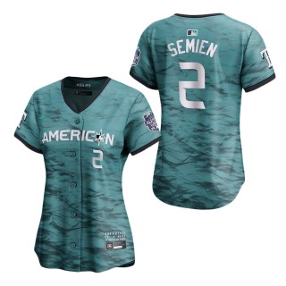 Women's American League Marcus Semien Teal 2023 MLB All-Star Game Limited Jersey