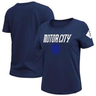 Women's Detroit Tigers New Era Navy 2024 City Connect T-Shirt