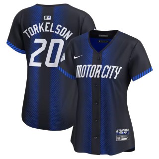 Women's Detroit Tigers Spencer Torkelson Blue 2024 City Connect Limited Jersey