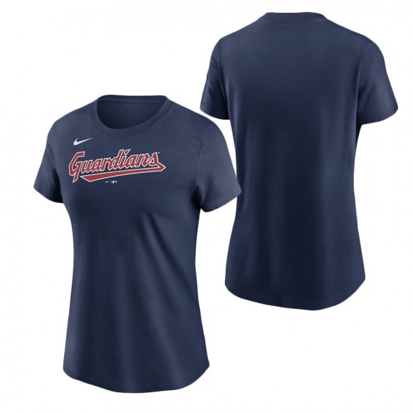 Women's Guardians Navy Wordmark T-Shirt
