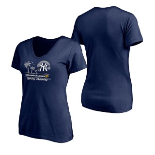Women's New York Yankees Navy 2022 MLB Spring Training Grapefruit League Horizon Line T-Shirt