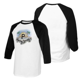 Women's Pittsburgh Pirates Tiny Turnip Spring Training Raglan T-Shirt