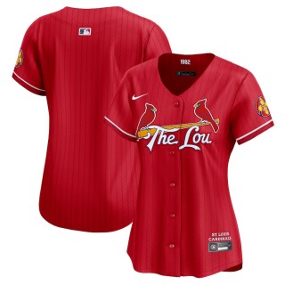 Women's St. Louis Cardinals Red 2024 City Connect Limited Jersey
