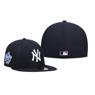 Yankees Navy Red 1998 World Series Side Patch Hat