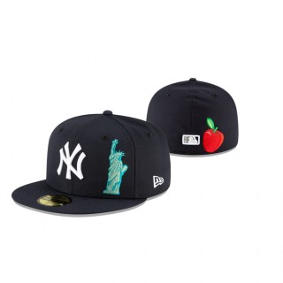 Yankees Navy Local Icon 59FIFTY Fitted Hat