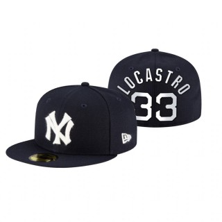 Yankees Tim Locastro Navy 2021 Field of Dreams Hat