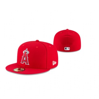 Youth Angels Red Authentic Collection 59FIFTY Fitted Hat