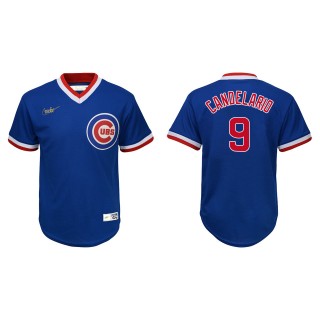 Youth Chicago Cubs Jeimer Candelario Royal Cooperstown Collection Jersey