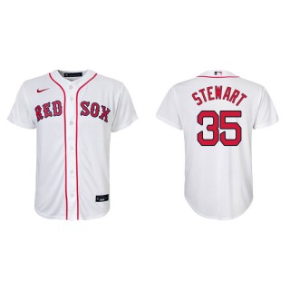 Youth Red Sox Christin Stewart White Replica Home Jersey