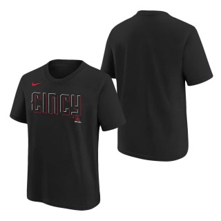 Youth Cincinnati Reds 2023 City Connect Wordmark T-Shirt