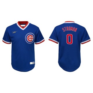 Youth Marcus Stroman Cubs Royal Cooperstown Collection  Jersey