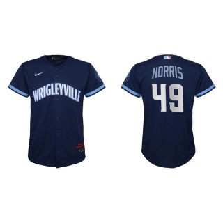 Youth Cubs Daniel Norris Navy 2021 City Connect Replica Jersey