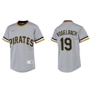 Youth Pirates Daniel Vogelbach Gray Cooperstown Collection Jersey