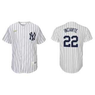 Youth Yankees Ender Inciarte White Cooperstown Collection Jersey