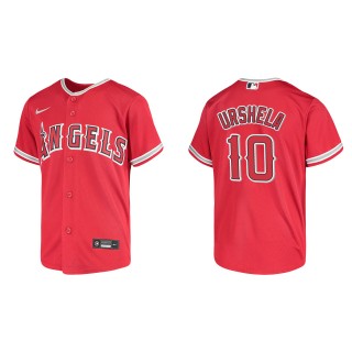 Youth Los Angeles Angels Gio Urshela Red Replica Jersey